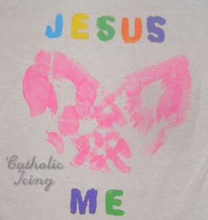 Jesus Loves Me Handprint Shirt