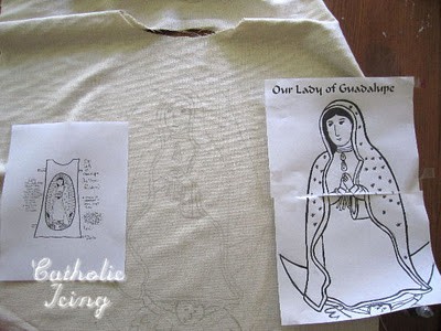 Our Lady of Guadalupe Etching