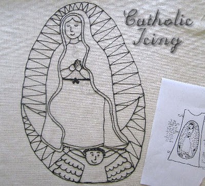 Our Lady of Guadalupe Outlining