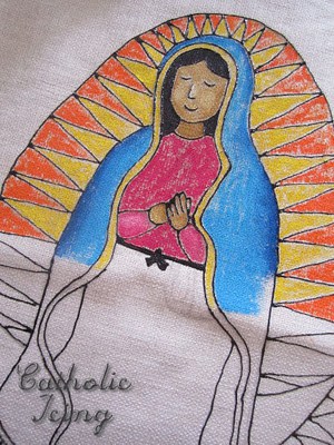 Our Lady of Guadalupe Coloring
