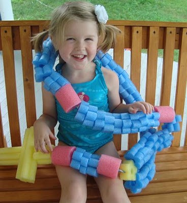 Giant Pool Noodle Rosary