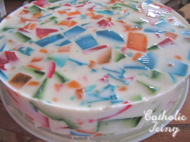 Jell-O Stained Glass Cake