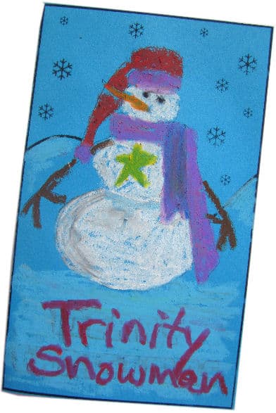 Trinity Snowman Card
