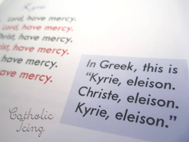 Mass Booklet Kyrie