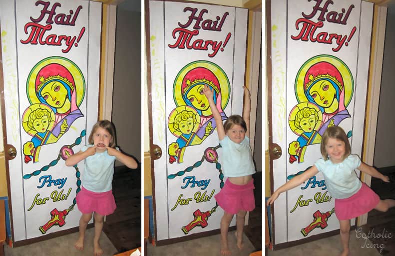 Finished Hail Mary Pray for Us Poster