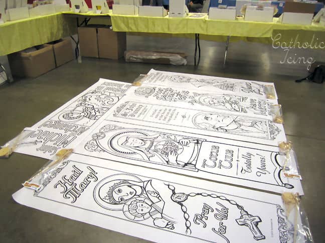 Giant Catholic Coloring Posters