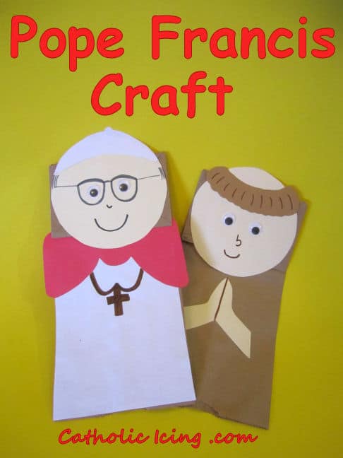 pope francis craft for catholic kids