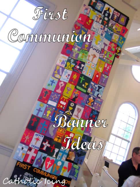 first communion banner ideas a