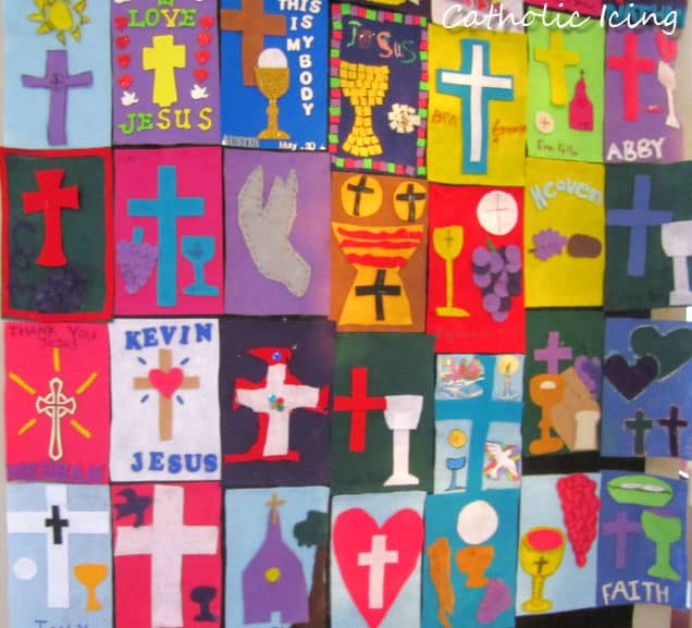 lots of first communion banners