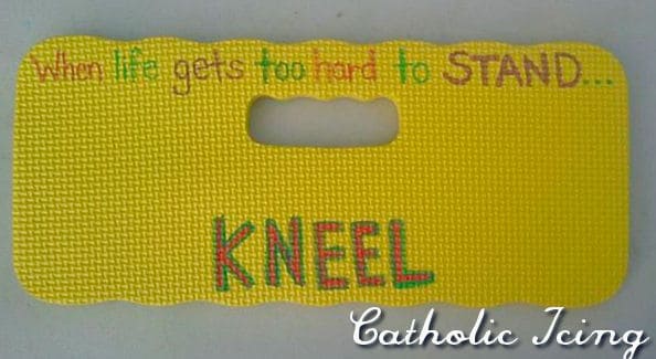 decorate a kneeler for kids
