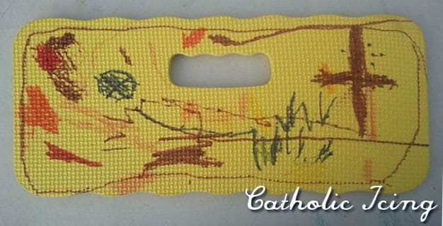 decorate a kneeler with kids