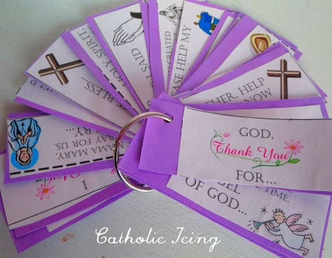 printable prayer starters for children