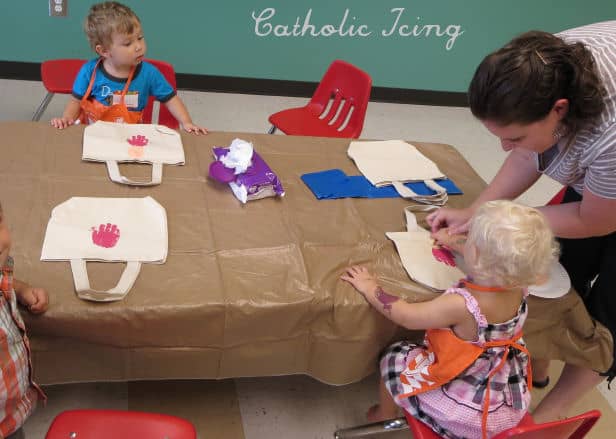 angel handprint bible craft for kids