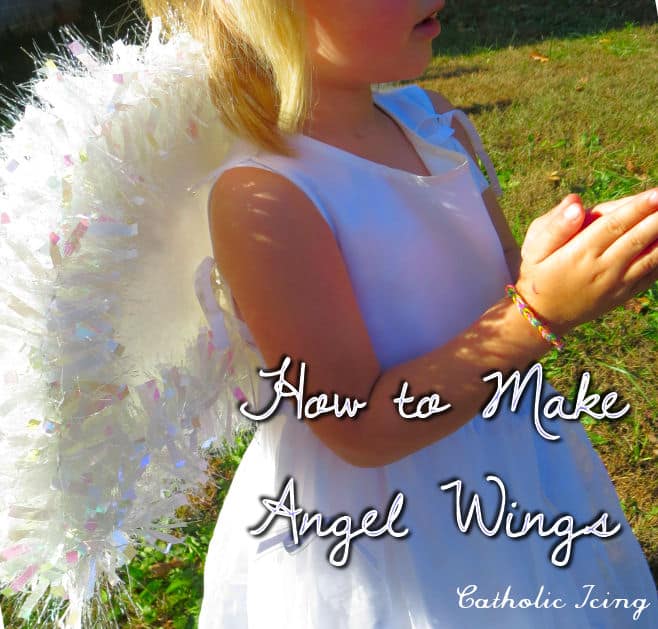 how to make angel wings for a costume