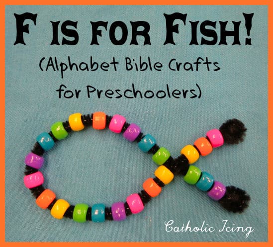 f is for jesus fish craft