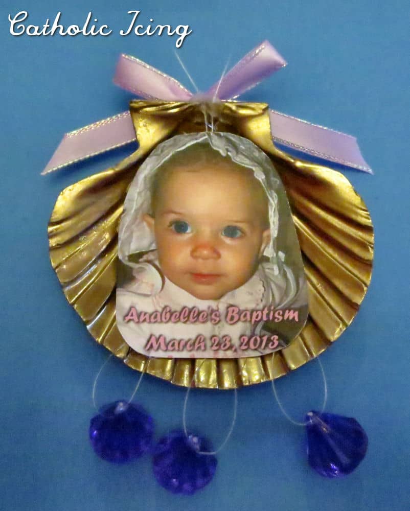 baby's first christmas ornament for baptism