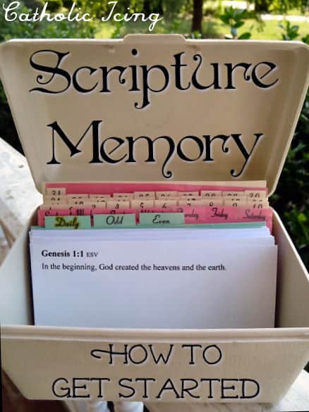 scripture memory- how to get started