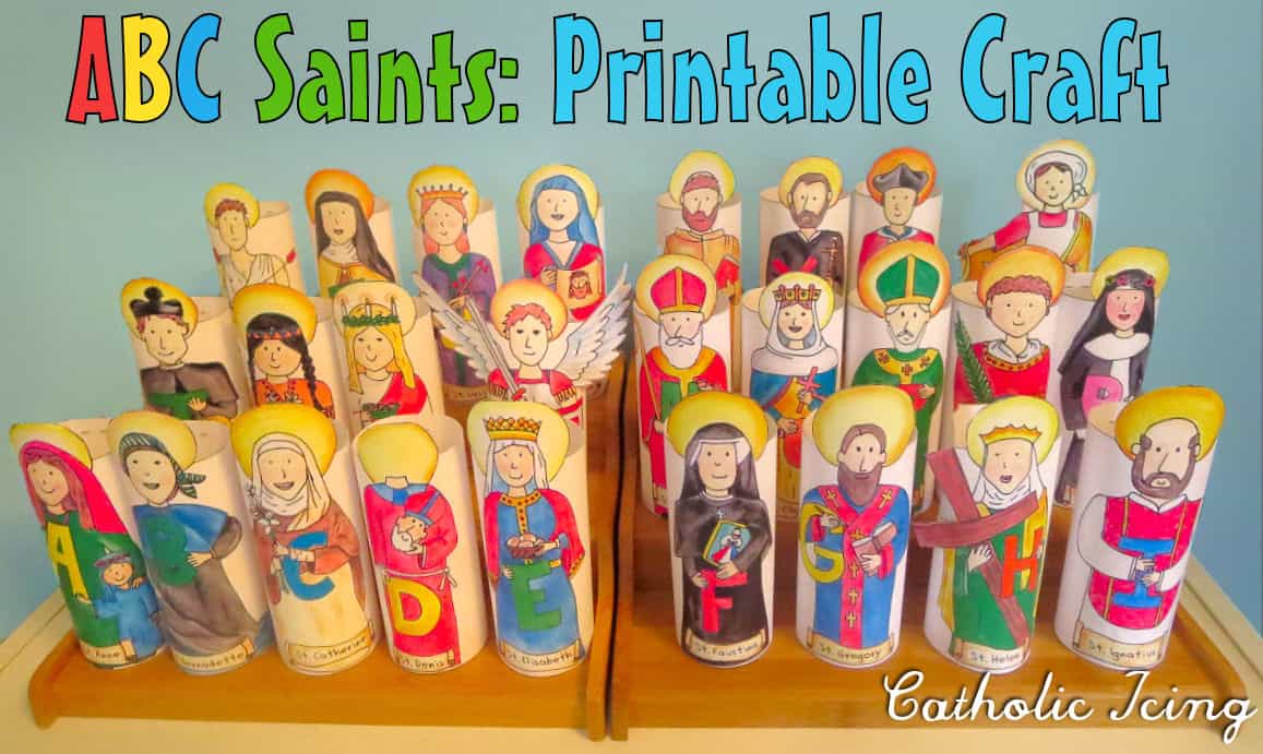 ABC Saints Printable Craft