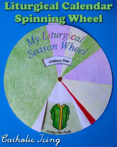 liturgical calendar spinning wheel