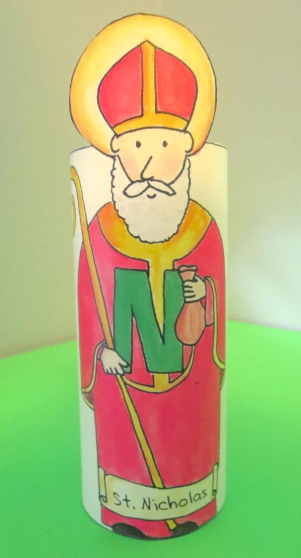 printable saint nicholas craft