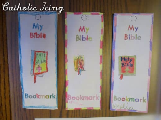 laminate kid bookmarks