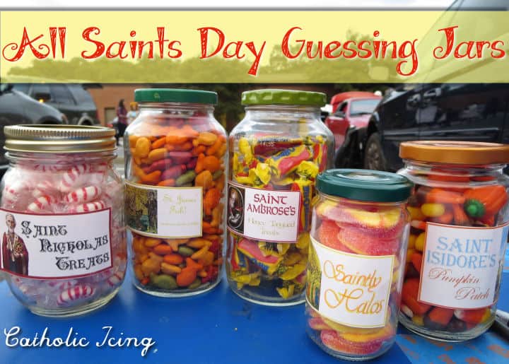 all saints day guessing jars