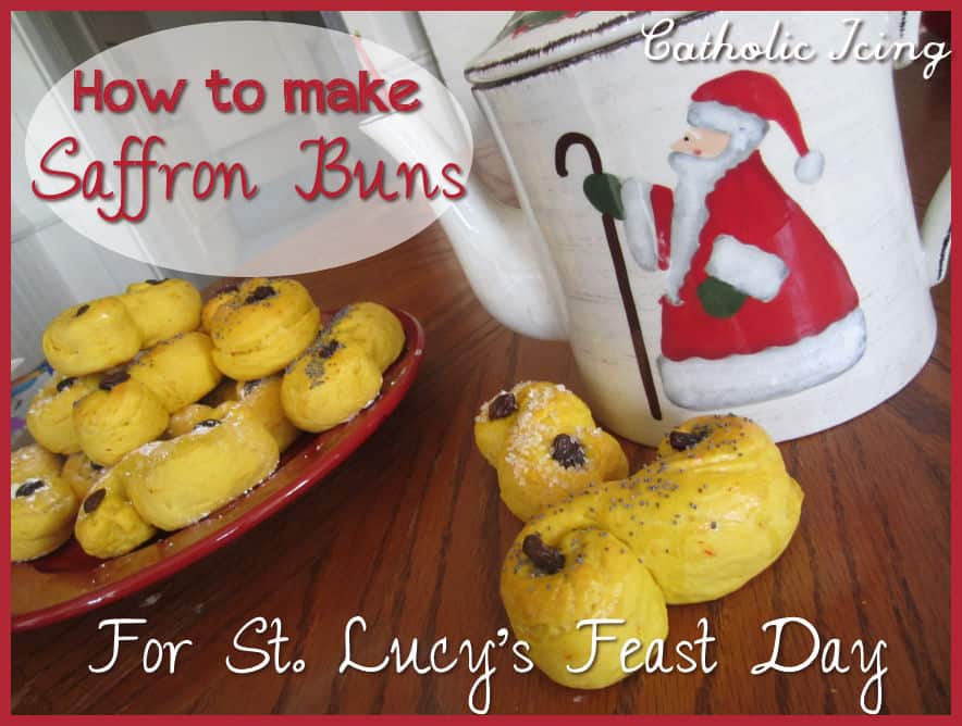 how to make saffron buns for santa lucia day