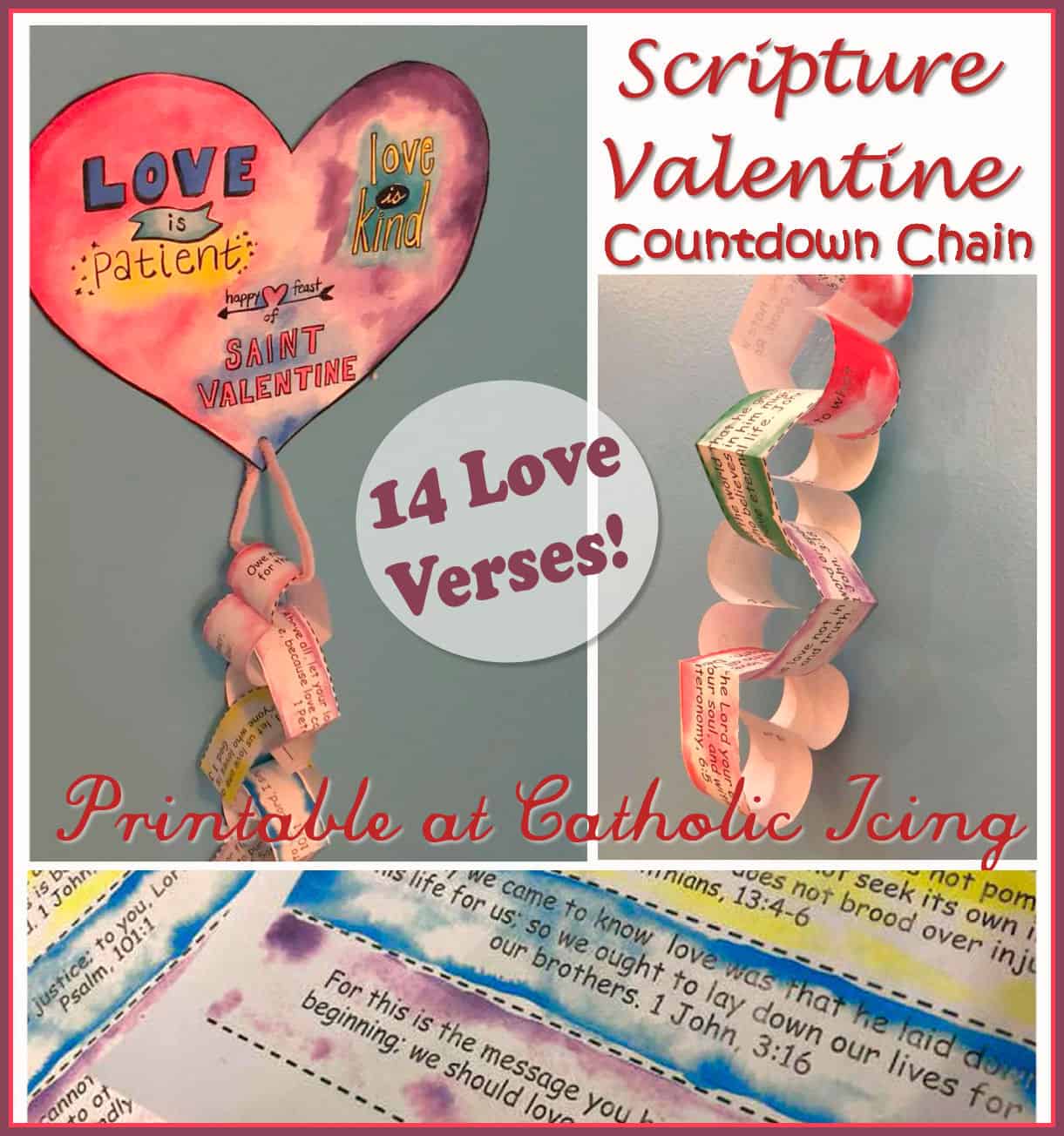 scripture valentine's day craft for kids- bible verse on heart