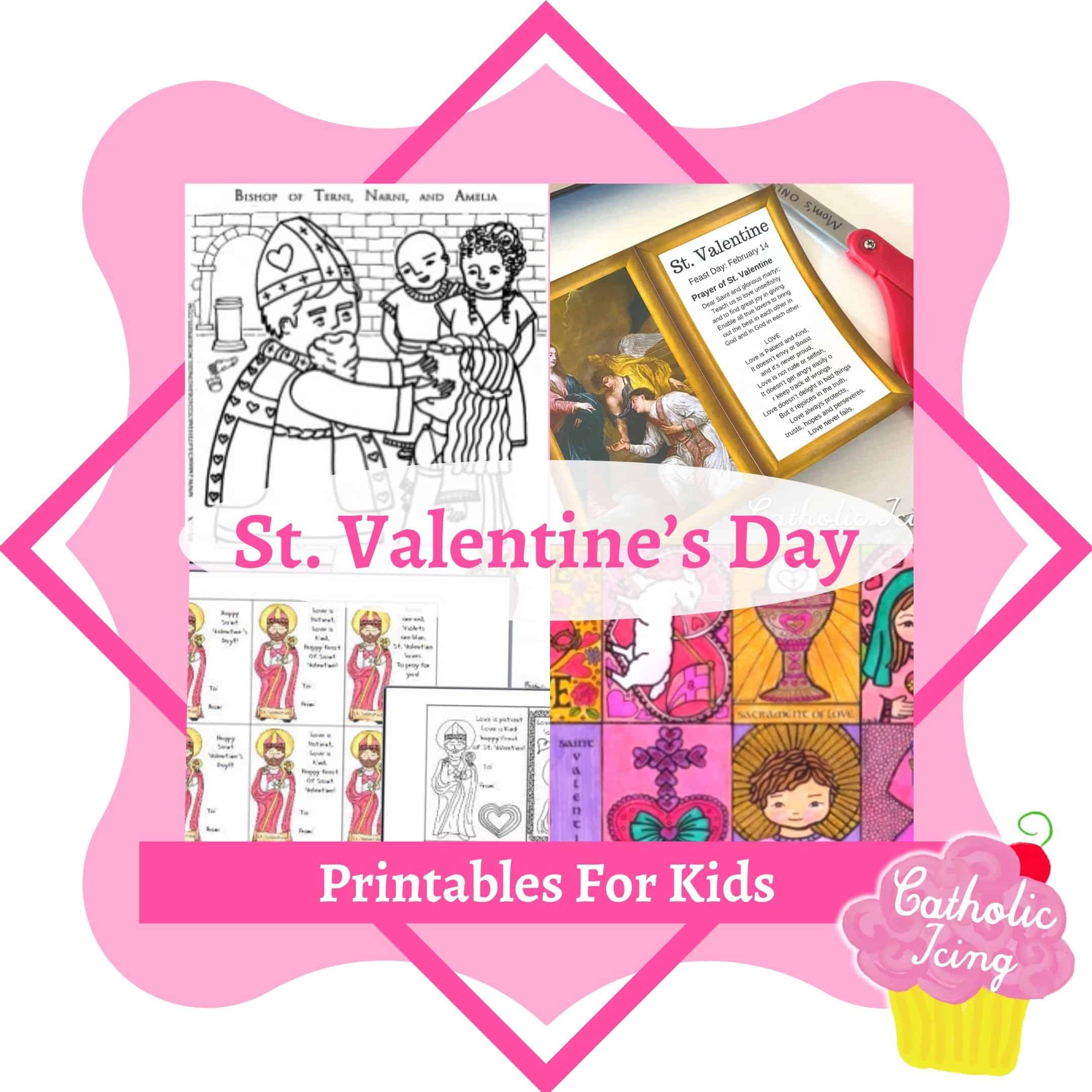 Saint Valentine Printables For Catholic Kids
